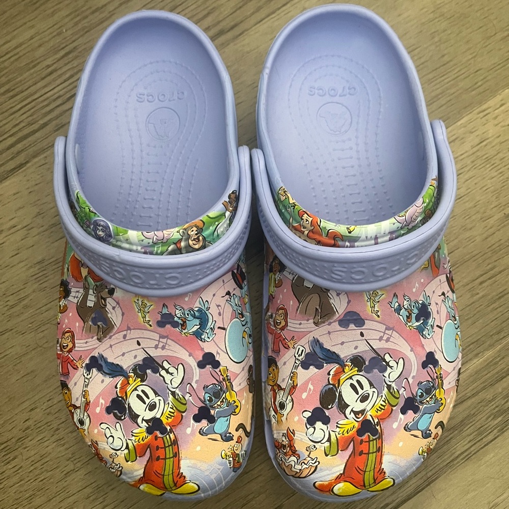 Disney Parks 100 years Crocs